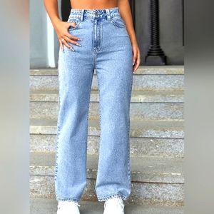 SHEIN High Waist Straight Leg Jeans size 6